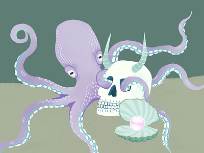 Octopus design graphic design illustration