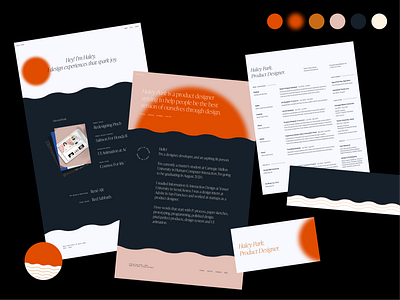 Personal Branding (2020) branding design portfolio resume typography ux