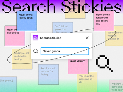 Search Stickies FigJam plugin