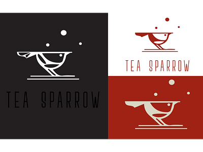 TEA SPARROW... brand logo branding business card creative custom custom logo design flat graphic design logo luxury minimal modern vector