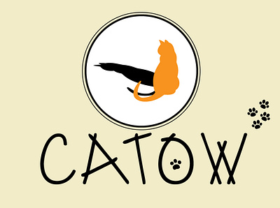 CATOW.. branding custom logo design graphic design logo luxury minimal modern