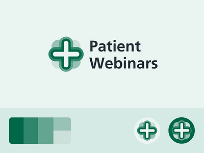 Patient Webinars - Logo Concept branding design figma healthcare icon logo logo design ui vector webinar