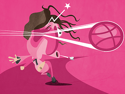 I dont like basketball, but dribbble debut dribbble illustration illustrator vector