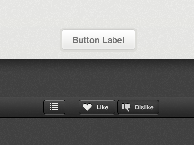 UI style buttons interface ios ui