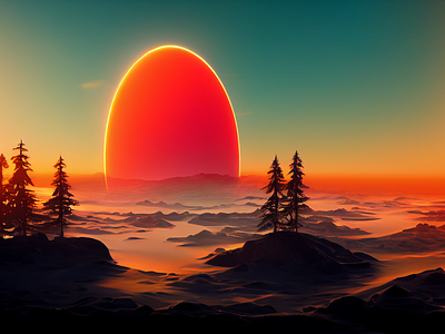 Sunset Illustration