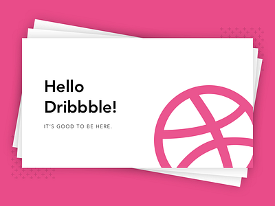 Hello Dribbble!