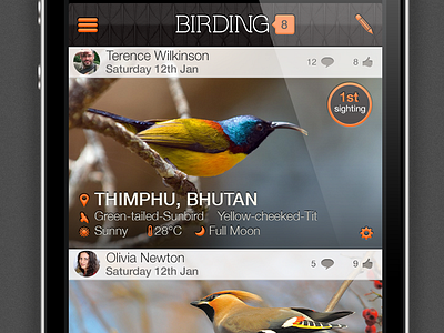 Birding Log Mockup