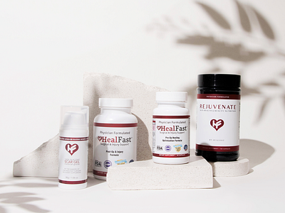 HealFast Products - 2022 branding creative direction healfast products marque media photography set design