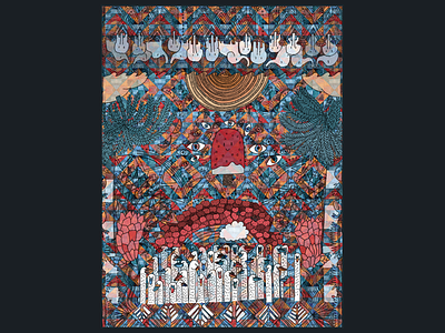 Persian Carpet debut design fun illustration pattern