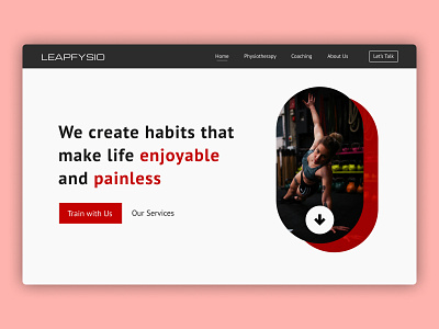 Leapfysio / Fitness Ux & Ui Project