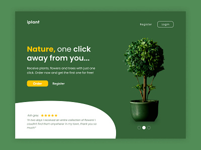 iplant / Ux & Ui Plant Project