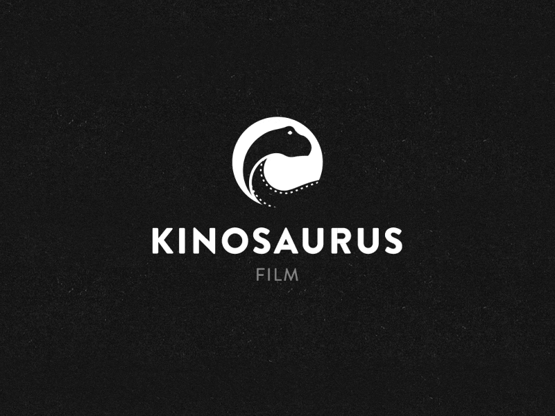 Kinosaurus logo animation film kinosaurus logo