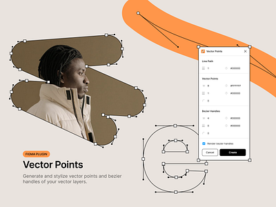 Vector Points — Figma Plugin bezier development figma handles illustration plugin points typography vector