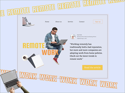 "Remote work" card