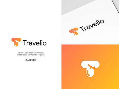 Travelio - Travel agency logo 3d agency agency logo branding company creativity design figma graphic design illustration logo travel agency ui ux vector webdesign