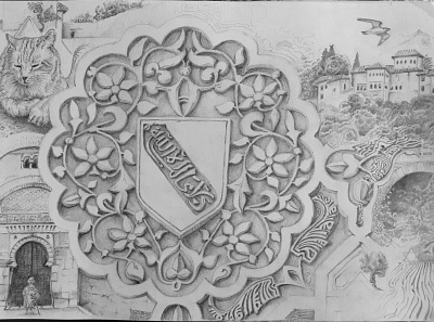 Alhambra alhambra creation drawing illustration