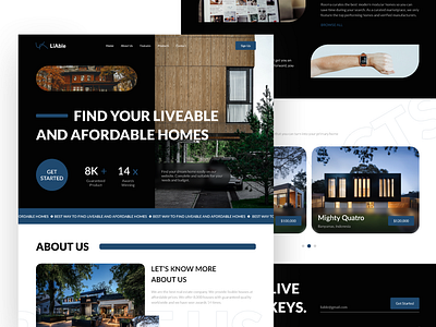 LiAble - Real Estate (Profile Company) home real estate ui ui design web design