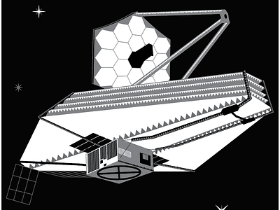JWST dane ault design james webb space telescope nasa space vector