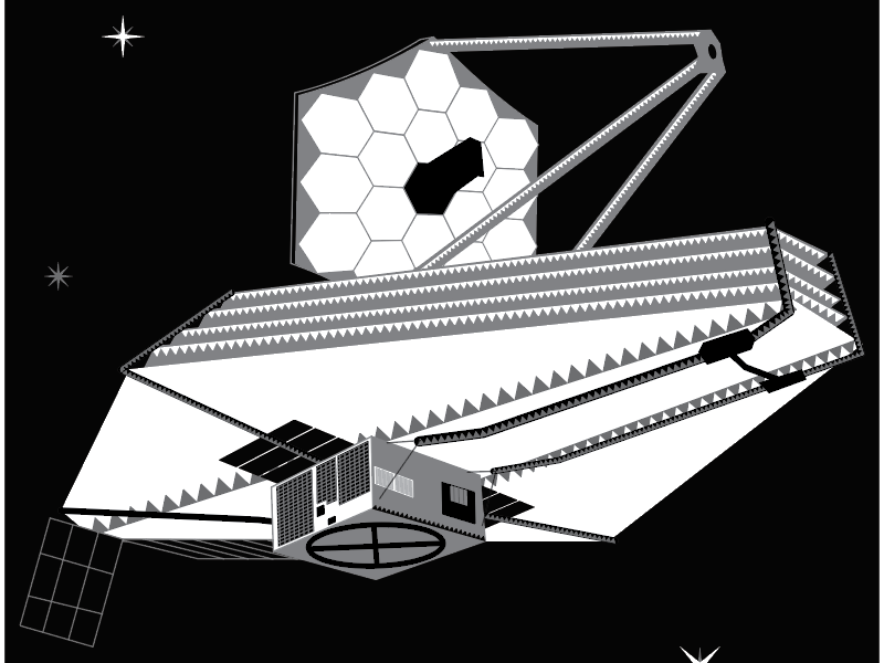 Телескоп джеймс уэбб схема