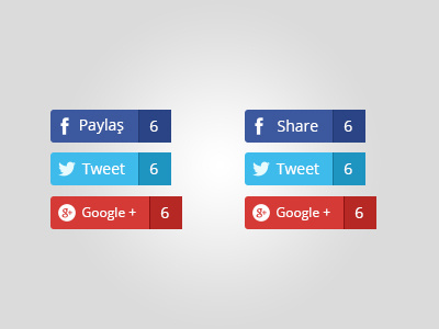 Social Buttons buttons social