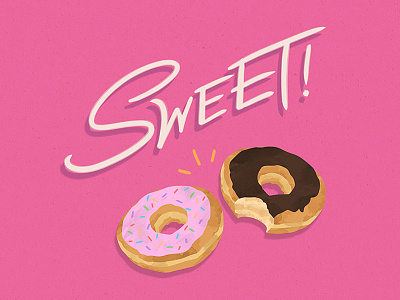 Doughnut Day 2k17 donut doughnuts illustration type typography