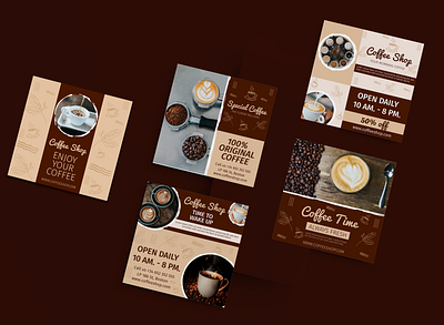 COFFEE SHOP INSTAGRAM POST branding design graphic design instagram post marketing poster social media post
