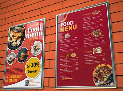 FOOD FLYER ads banners business flyer design flyer food flyer food menu graphic design marketing poster