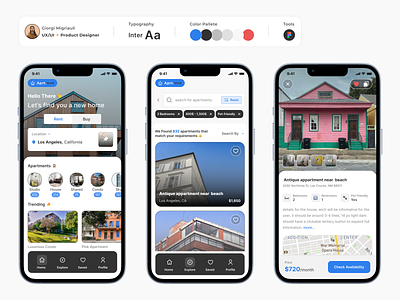 Real Estate mobile app.