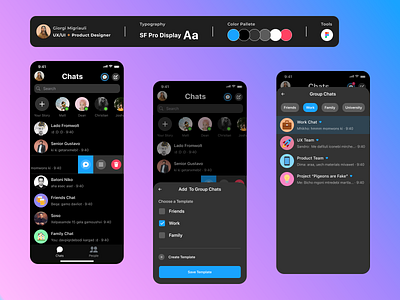 Messenger new feature app casestudy chat design dribbbleshot facebook messenger meta mobile new product productdesign simple sollution uidesign uxdesign uxui