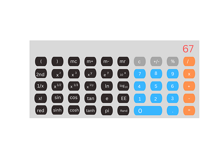 caculator #dailyui004 dailyui ui