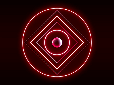 Neon spin #2 after effects animation cinema 4d cinemagraph loop motion graphics motion still neon octane octane render redshift spinning
