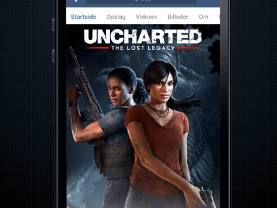 Uncharted - The Lost Legacy animated promo artwork cinemagraph motion graphics uncharted video games