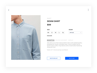 Daily ui - #012 E-Commerce Shop