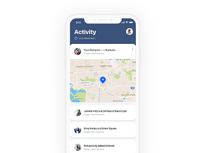 Daily ui - #020 Location Tracker