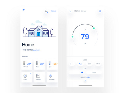 Daily ui - ##021 Home Monitoring Dashboard daily ui dashboard home monitoring dashboard interface smart home ui ui design user experience user interface ux visual design