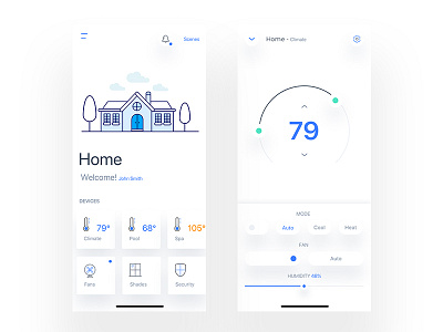 Daily ui - ##021  Home Monitoring Dashboard