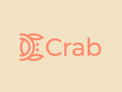 Crab Logo abstract animal animal logo crab crab logo lettermark logo logodesigner logomark seafood