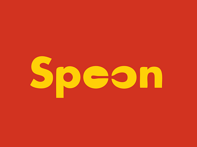 Spoon Logo branding eat food graphic design lettermark logo logodesigner logomark logotype negative space negativespacelogo spoon wordmark