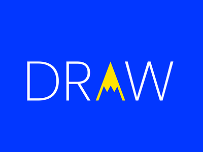 Draw Logo branding drawing art graphic design lettermark logo logodesigner logomark logotype pen pencil wordmark
