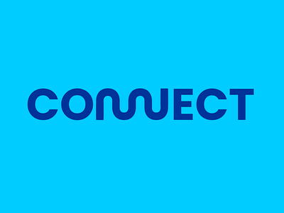 Connect Logo branding connect graphic design lettermark logo logodesigner logomark wordmark wordmark inspiration