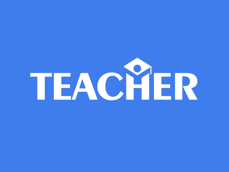 Teacher Logo by kenoba studio on Dribbble