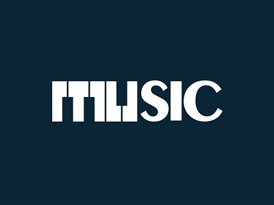 Music Logo branding graphic design lettermark logo logodesigner logomark music music logo piano wordmark