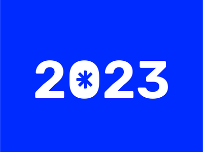 2023 2023 branding design happynewyear lettermark logo logodesigner logomark newyear wordmark