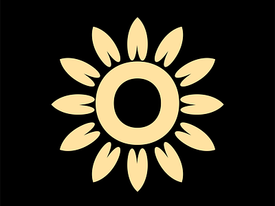 Sunflower bouquet branding feminim flower flower logo graphic design lettermark logo logodesigner logomark sun logo sunflower women