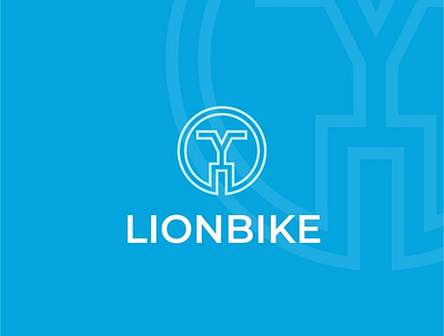 Lionbike Logo animal logo bike bike logo branding cycle dual meaning graphic design lettermark lion lion logo logo logodesigner logomark