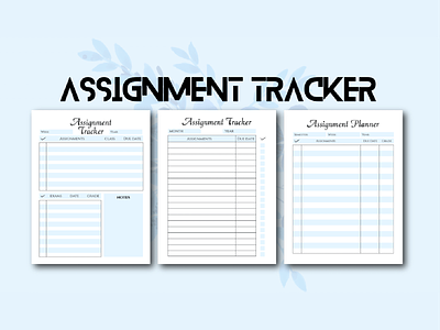 Assignment Tracker