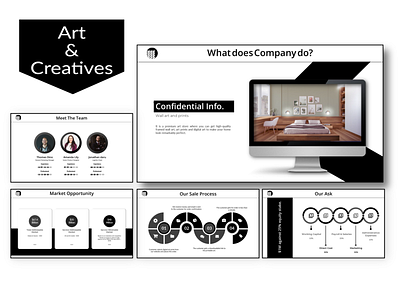 Presentation Slides adobe illustrator company design digital design graphic design pitch deck powerpoint printables slides