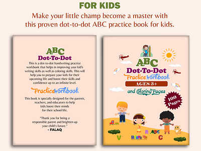 ABC dot to dot practice workbook for kids adobe illustrator amazon kdp design digital design dot to dot book etsy graphic design illustration kids books planners print printables