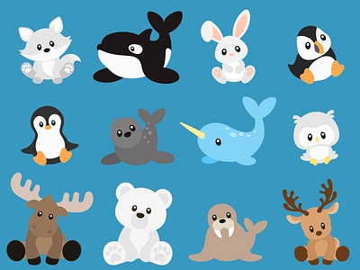 Arctic Animals Set