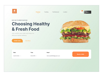 Just Eat restaurant app by Fahim Nabil on Dribbble